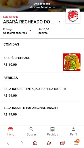 Android application Abará Recheado Do Vitão screenshort