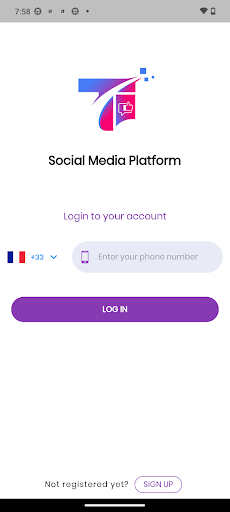 Social Media Platform Screen 2