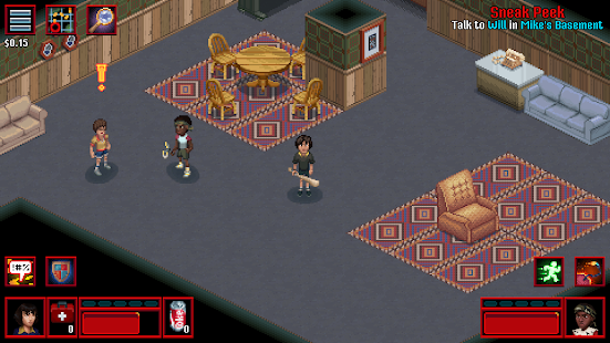 Stranger Things 3: A captura de tela do jogo