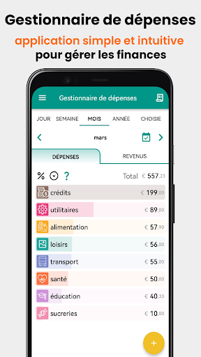 Aperçu de l'application
