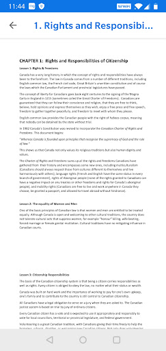 Citizenship Canada Practice