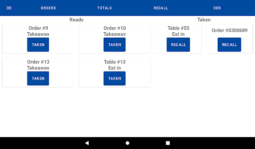 inzzii KDS Screen 3