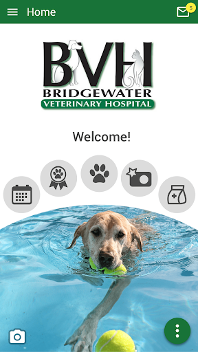 Android application Bridgewater Vet Hospital screenshort