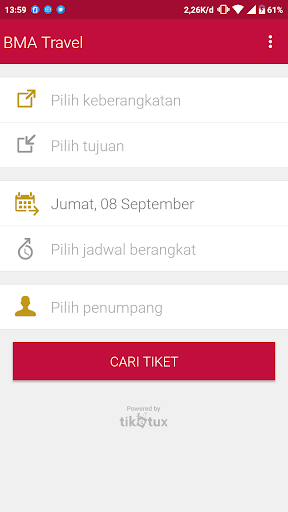 BMA Trans - Pesan Tiket Travel Screenshot 1 - AppWisp.com