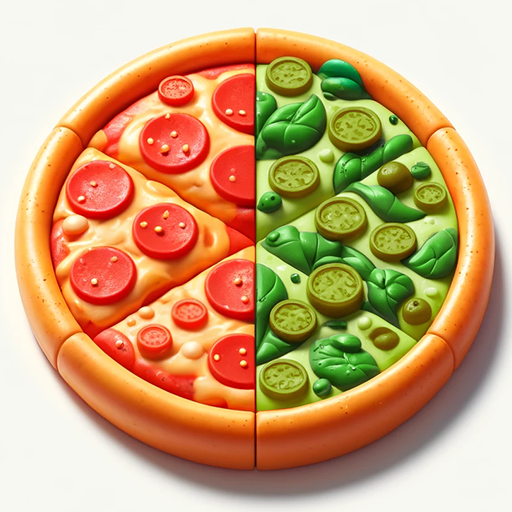 Pizza sort: Matching puzzle