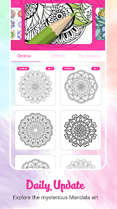 Mandala - Paint By Number - Screenshot 2