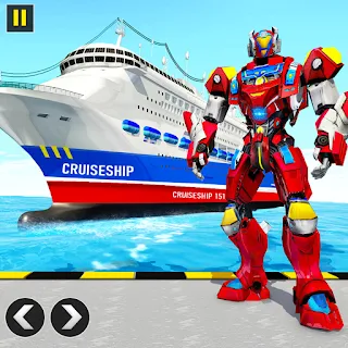 Cruise Robot Ship -Robot Games