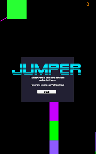Android application Tower Jumper screenshort