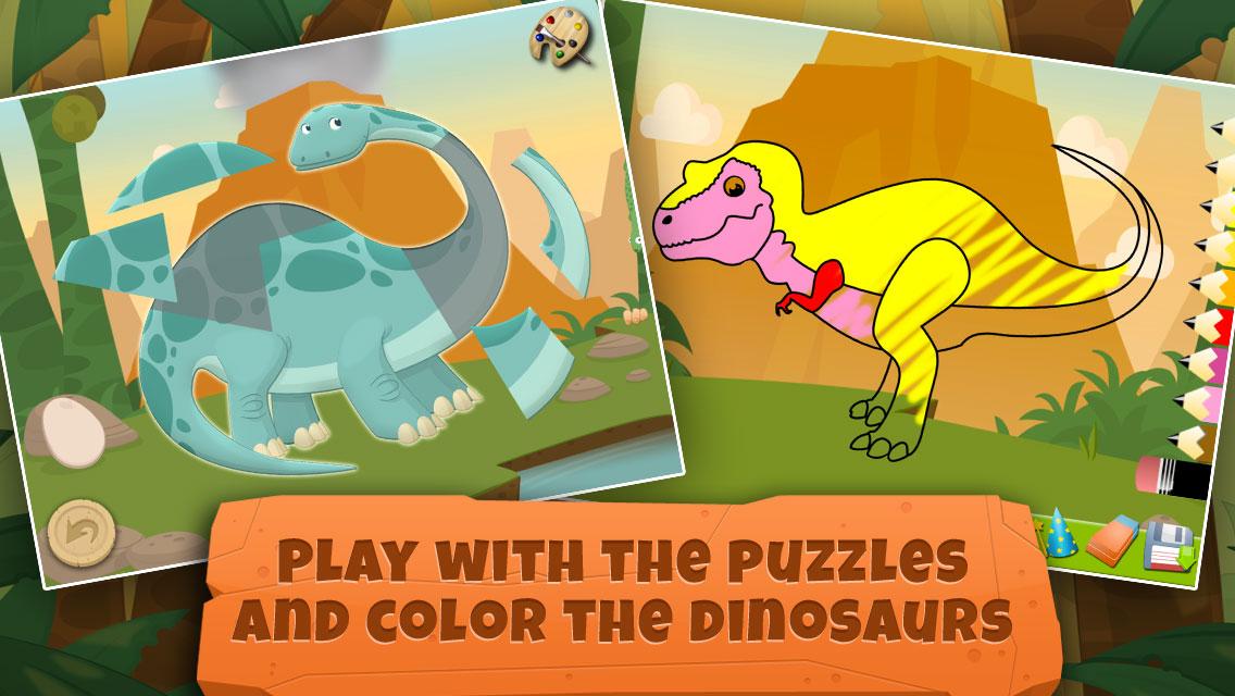 Android application Dinosaurs for kids : Archaeologist - Jurassic Life screenshort