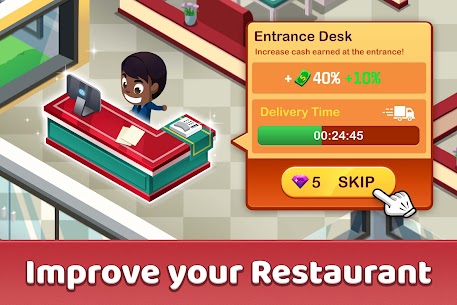 Idle Restaurant Tycoon (MOD, Unlimited Money) 1.21.2 free on android 1