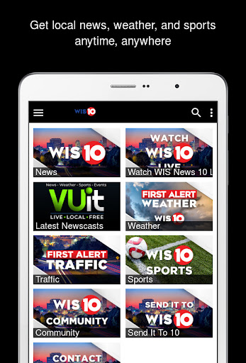 Screenshot of WIS News 10