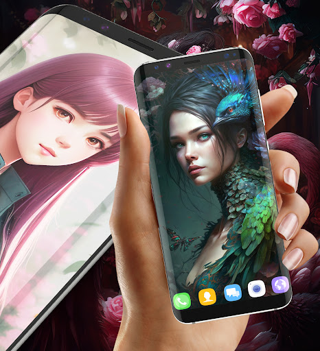 Girls AI generated wallpapers