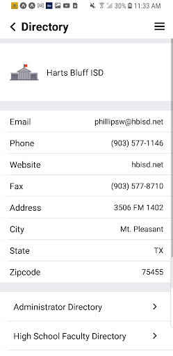 Harts Bluff ISD Screenshot 3 - AppWisp.com