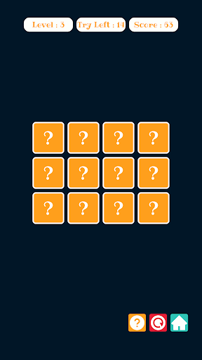 Memory Games Screen 3