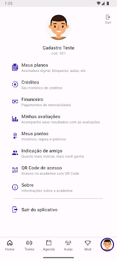 Hubfit Aluno Screenshot 2 - AppWisp.com