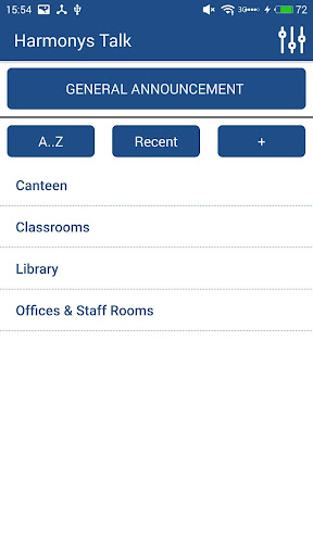 Android application Harmonys Talk screenshort