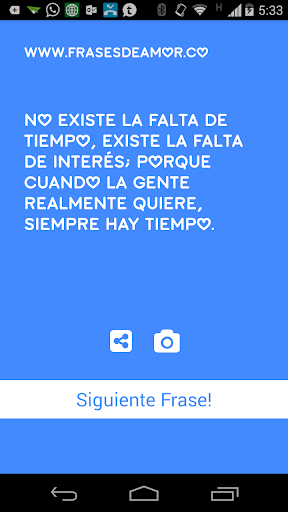 Frases de Amor para Whatsapp Screenshot 1 - AppWisp.com