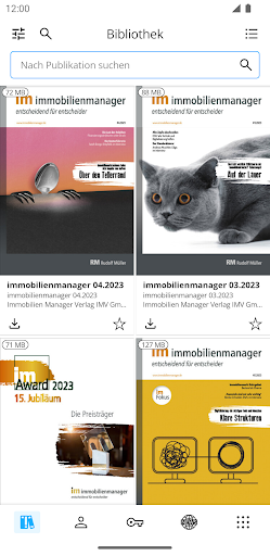 Android application im-immobilienmanager screenshort