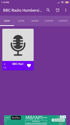 Android application UK BBC Radio Humberside App screenshort