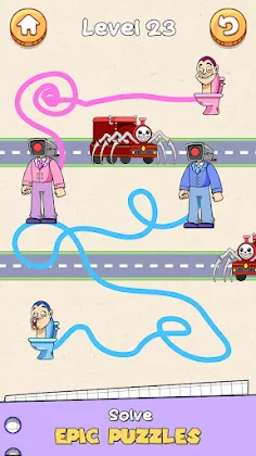 Draw to toilet: Skibidi Toilet - Screenshot 4