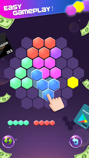 Lucky Hexa! u2013 Hexa Puzzle & Block Puzzle Big Win  screenshots 1