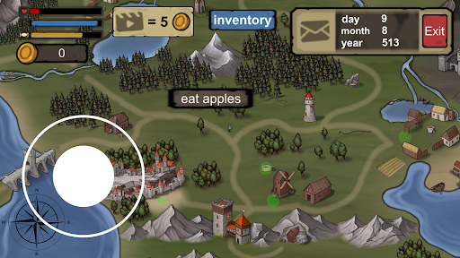 Android application The medieval game screenshort