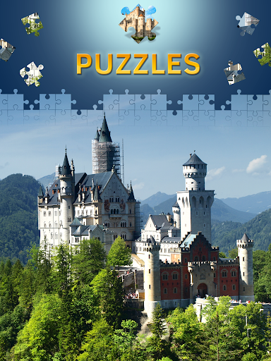 Android application Castles Jigsaw Puzzles screenshort
