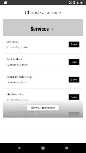 Maddocks Barbershop Screen 2