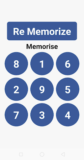 Android application PracticeMemorization screenshort