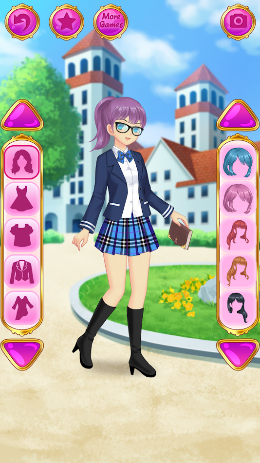#4. Anime Dress Up Games For Girls (Android) Göre: Anime Dress Up Games