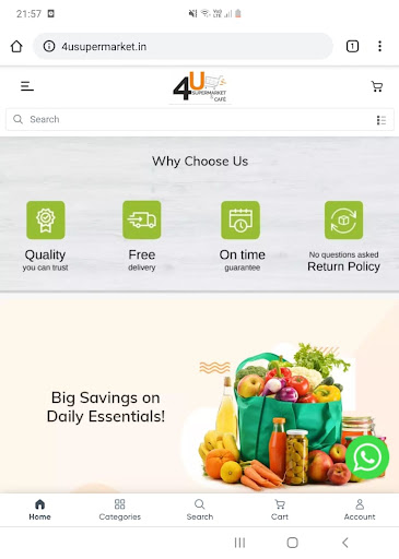 4u Supermarket And Cafe Screen 2