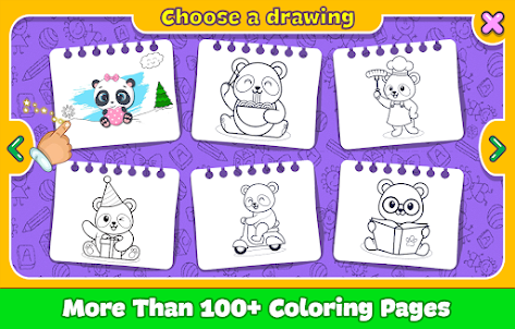 Baby Panda's Coloring Book