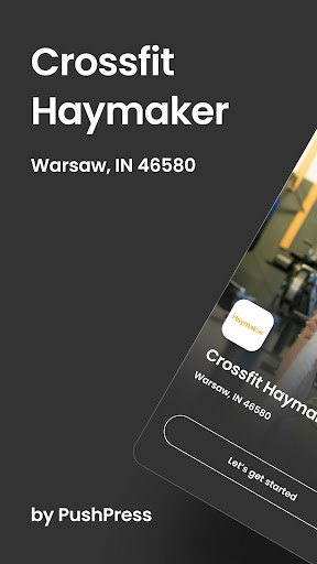 Android application Crossfit Haymaker screenshort