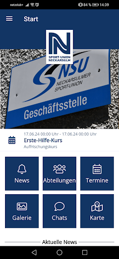 Android application Sport-Union Neckarsulm e.V. screenshort