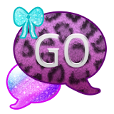 GO SMS THEME/GlitterLeopard icon