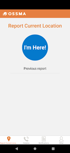Android application The EAJ OSSMA Locator App screenshort