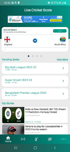 Cricket Live Score Screen 2