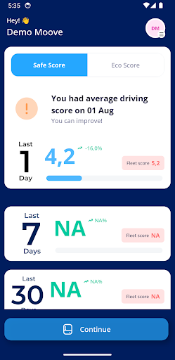 MooveDriver Screen 2