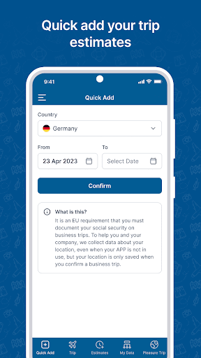 Android application Relocare Compliance App screenshort