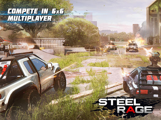 Steel Rage: Mech Cars PvP War - Action - games