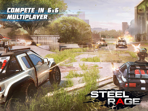 Steel Rage: Guerra PvP di Mech Cars