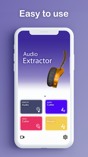 Android application Extract audio from video screenshort