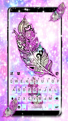 Android application Galaxy Feather New Keyboard Ba screenshort
