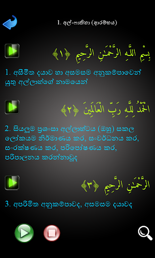 Quran in Sinhala Screen 3