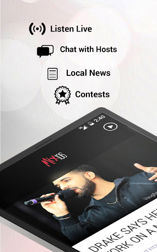 Screenshot of Mix 106 Radio (KCIX)