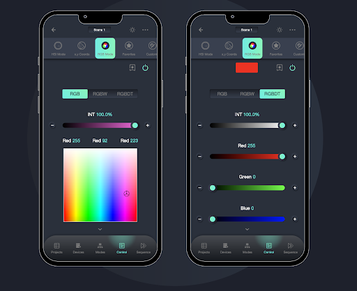 RTctrl - Light Control Screen 2