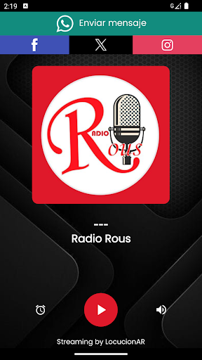 Android application Radio Rous screenshort