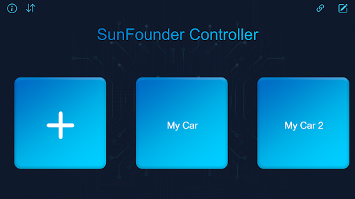 Android application SunFounder Controller screenshort