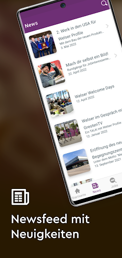 Welser App Screen 2