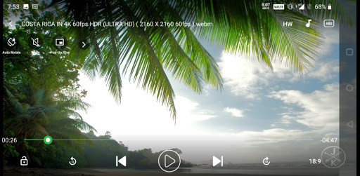EAC3 Audio video Green Player Screen 2